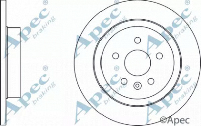 APEC BRAKING dsk3193 -  Тормозной диск